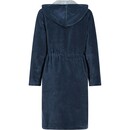 Cawö Cawo Dames  Home Badjas met Capuchon en ritssluiting Uni 44/46 sea