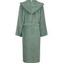 Cawö Cawo Dames  Home Badjas met Capuchon Uni XL fjord