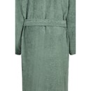 Cawö Cawo Dames  Home Badjas met Capuchon Uni XL fjord