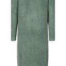 Cawö Cawo Dames  Home Badjas met Capuchon en ritssluiting Doubleface 44/46 fjord