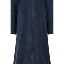 Cawö Cawo Dames  Home Badjas met Capuchon en ritssluiting Doubleface 48/50 sea