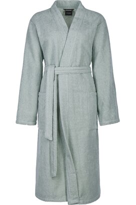 Cawo Dames Home Kimono Uni  5222 M eukalyptus
