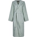 Cawö Cawo Dames  Home Badjas met Capuchon Uni XL eukalyptus
