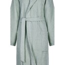 Cawö Cawo Dames  Home Badjas met Capuchon Uni XL eukalyptus