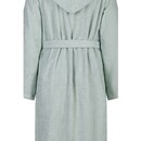 Cawö Cawo Dames  Home Badjas met Capuchon Uni XL eukalyptus