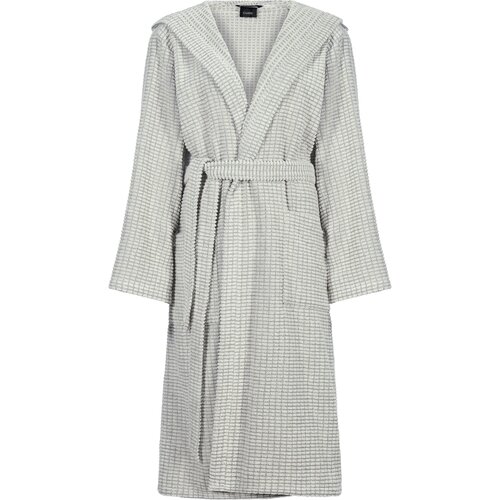 Cawö Cawo Dames Home Badjas met Capuchon, extra licht 6137 L natur-zirbe afbeelding