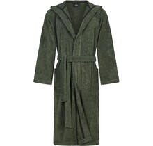 Cawo Heren  Home Badjas met Capuchon Uni XXL field