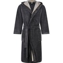 Cawö Cawo Heren  Home Badjas met Capuchon Doubleface 50/52 stone