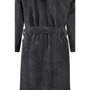 Cawö Cawo Heren  Home Badjas met Capuchon Doubleface 50/52 stone