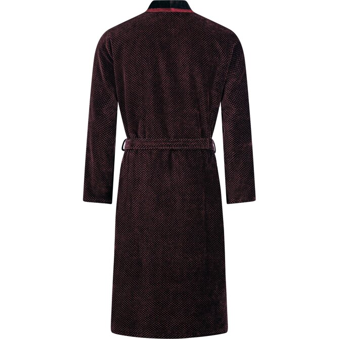 Cawo Heren  Home Kimono  54 rood-zwart