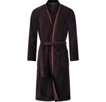 Cawo Heren  Home Kimono  56 rood-zwart