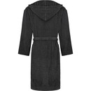 Cawö Cawo Heren  Home Badjas met Capuchon Uni XL basalt