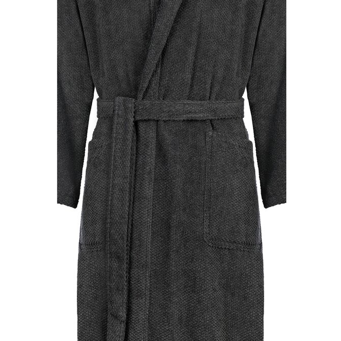 Cawo Heren  Home Badjas met Capuchon Uni XL basalt Cawo Heren  Home Badjas met Capuchon Uni XL basalt