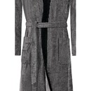 Cawö Cawo Heren  Home Kimono  58 natuur-zwart