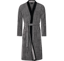 Cawo Heren  Home Kimono  60 natuur-zwart