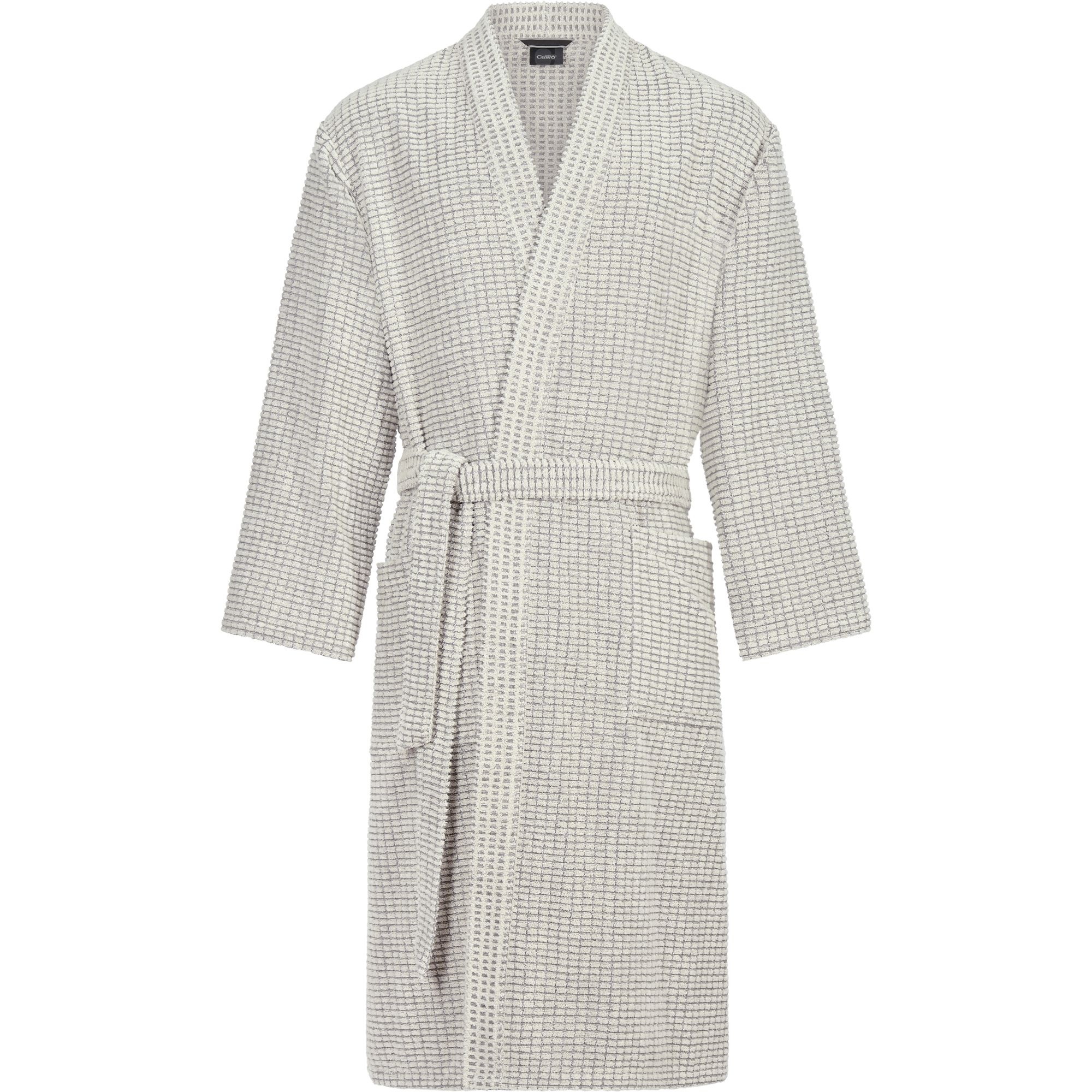 PRIJOUHE Lichtgewicht kimono-jas voor heren met zeven mouwen, open voorkant, cardigan, Japanse stijl badjas, Zwart-711, M