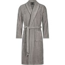 Cawö Cawo Heren  Home Badjas met Sjaalkraag Uni 58 6508 graphit
