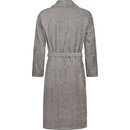 Cawö Cawo Heren  Home Badjas met Sjaalkraag Uni 58 6508 graphit