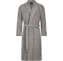 Cawo Heren  Home Badjas met Sjaalkraag Uni 60 6508 graphit