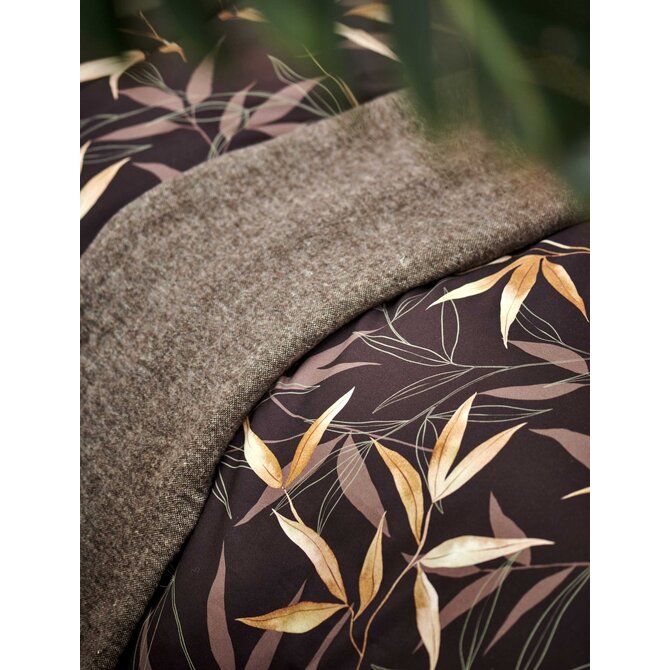 Vandyck Zen Garden Kussensloop (60x70) dark chocolate Vandyck Zen Garden Kussensloop (60x70) dark chocolate