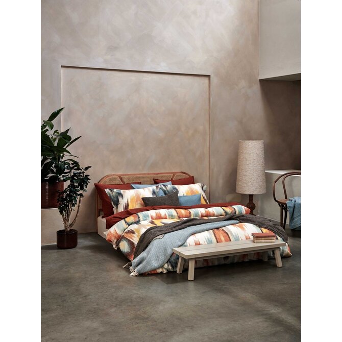 Vandyck Washed Cotton 1-persoons (140x200/220) rusty brown Vandyck Washed Cotton 1-persoons (140x200/220) rusty brown