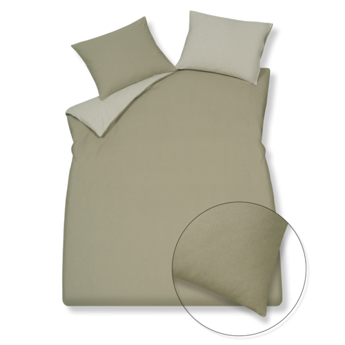 Vandyck Vandyck Home Livorno Lits-jumeaux XL (260x200/240) sage green afbeelding