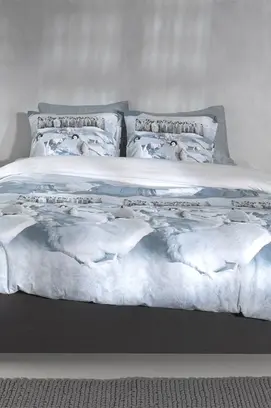 Zo! Home Pinguini dekbedovertrek 240x200/220 Blue