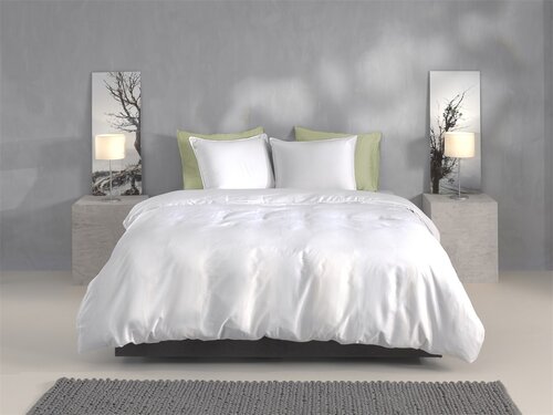 Zo! Home Zo! Home Percalle dekbedovertrek 240x200/220 Crystal White