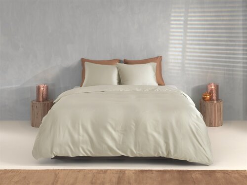 Zo! Home Zo! Home Percalle dekbedovertrek 240x200/220 Cool Beige