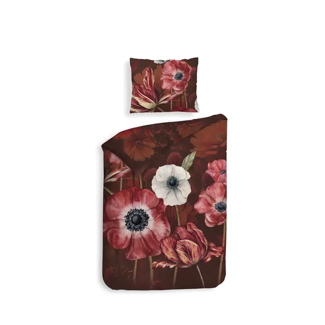 Heckett & Lane Niall dekbedovertrek 200x200/220 Red