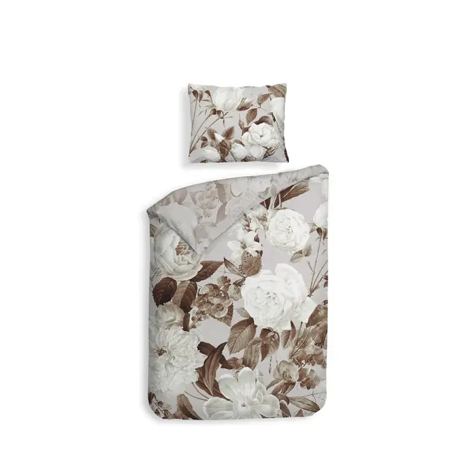 Heckett & Lane Danna dekbedovertrek 200x200/220 Beige Heckett & Lane Danna dekbedovertrek 200x200/220 Beige