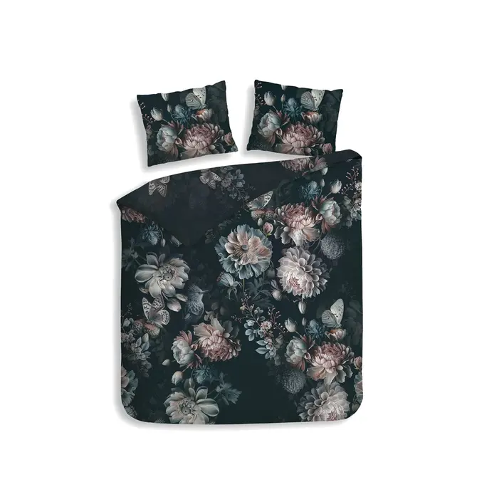 Heckett & Lane Milos dekbedovertrek 200x200/220 Dark Blue