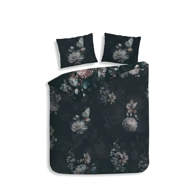 Heckett & Lane Milos dekbedovertrek 200x200/220 Dark Blue