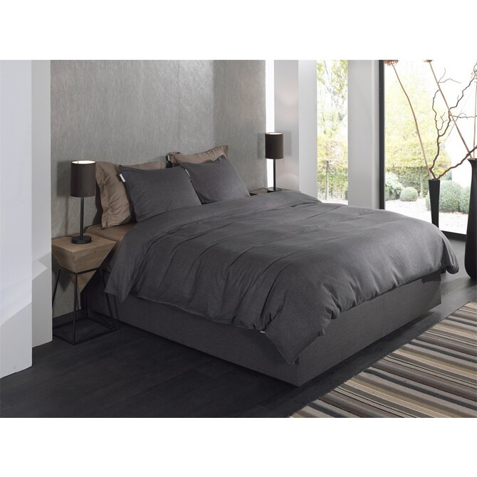 Heckett & Lane Spina dekbedovertrek 200x200/220 Anthracite