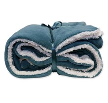 Unique Living Plaid Lars 150x200cm jeans blue