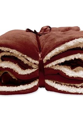 Unique Living Plaid Lars 150x200cm marsala