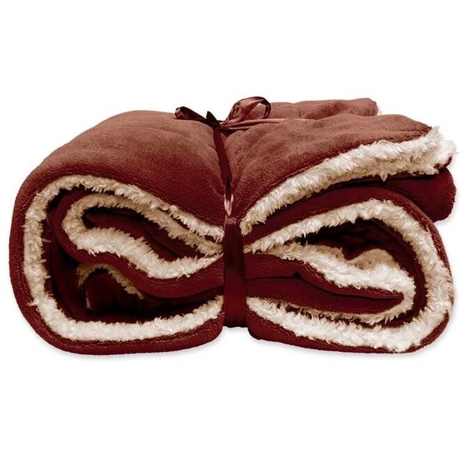 Unique Living Plaid Lars 150x200cm marsala Unique Living Plaid Lars 150x200cm marsala