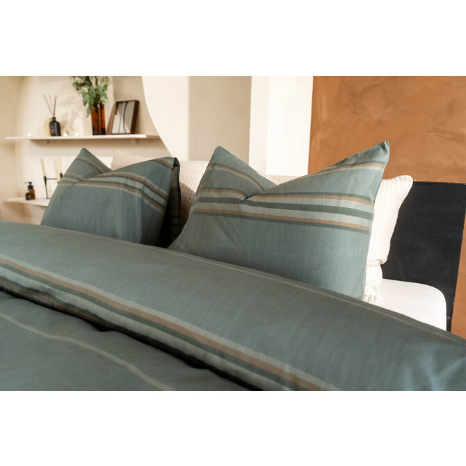 Kayori  Kenro  Dekbedovertrek  Tencel  240x200/220  Groen