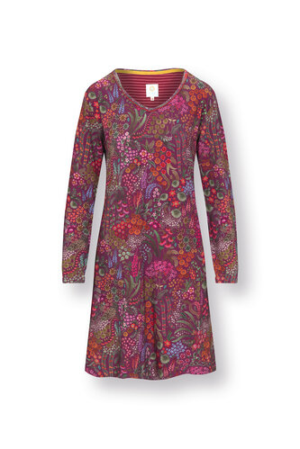 Pip Studio Pip Studio Dana Long Sleeve Nightdress Querida Pink M