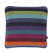Cawo Lifestyle Kissen Blockstreifen Kussenhoes 50/50 multicolor donker