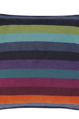 Cawo Lifestyle Kissen Blockstreifen Kussenhoes 50/50 multicolor donker