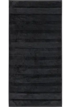 Cawo Noblesse2 Uni Handdoek 50/100 zwart
