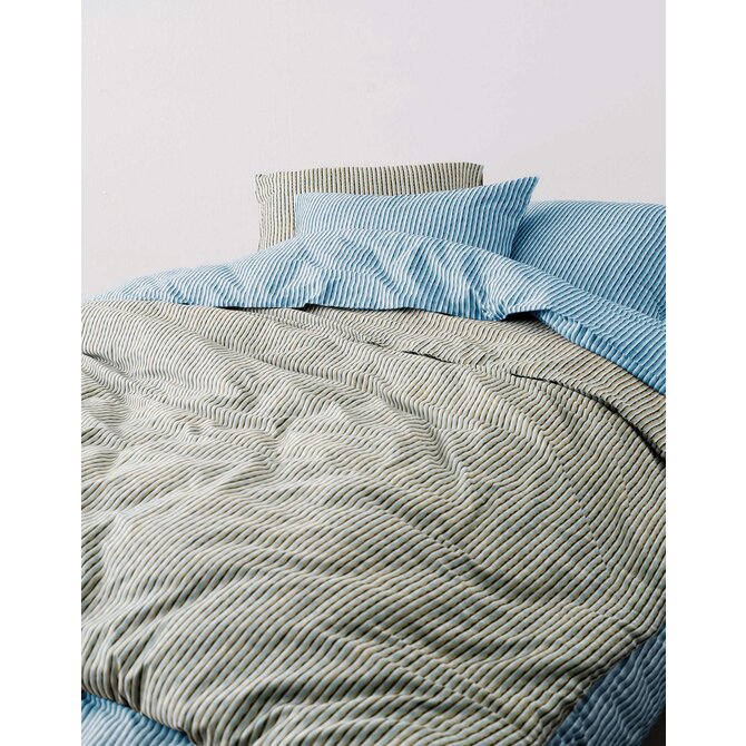 Marc O'Polo Janne Dekbedovertrek Stormy blue 140x200/220 Marc O'Polo Janne Dekbedovertrek Stormy blue 140x200/220