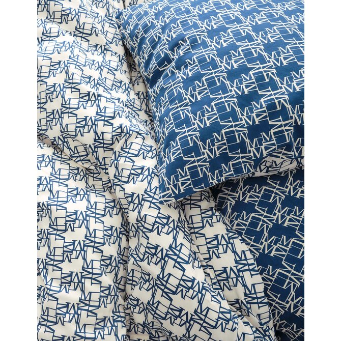 Marc O'Polo Monogram Kussensloop Space blue 60x70 Marc O'Polo Monogram Kussensloop Space blue 60x70