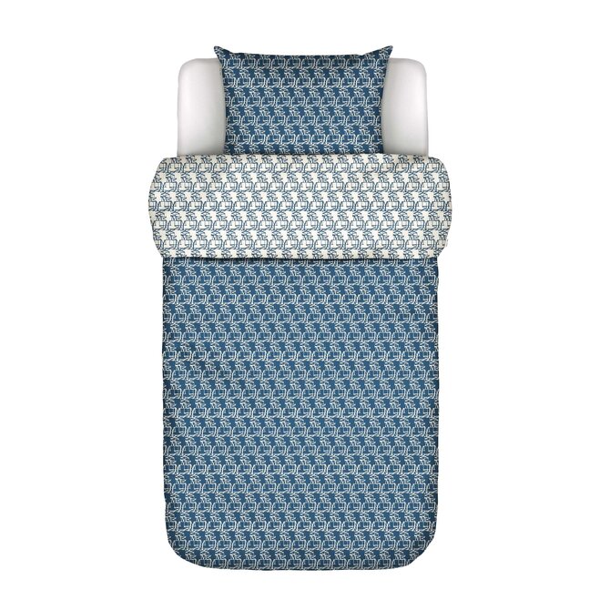 Marc O'Polo Monogram Dekbedovertrek Space blue 140x200/220 Marc O'Polo Monogram Dekbedovertrek Space blue 140x200/220