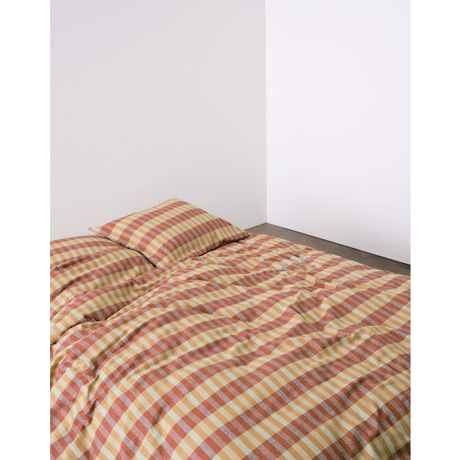 Marc O'Polo Hillan Dekbedovertrek Dark coral 200x200/220