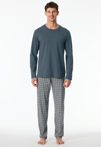 Schiesser Schiesser Pyjama Long jeans 180249 54/XL