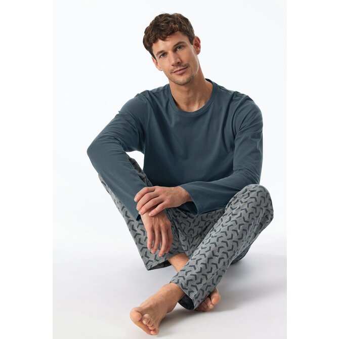 Schiesser Pyjama Long jeans 180249 54/XL Schiesser Pyjama Long jeans 180249 54/XL