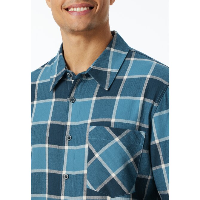 Schiesser Pyjama Long jeans 182029 48/S Schiesser Pyjama Long jeans 182029 48/S