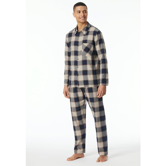 Schiesser Pyjama Long nature 182029 52/L Schiesser Pyjama Long nature 182029 52/L